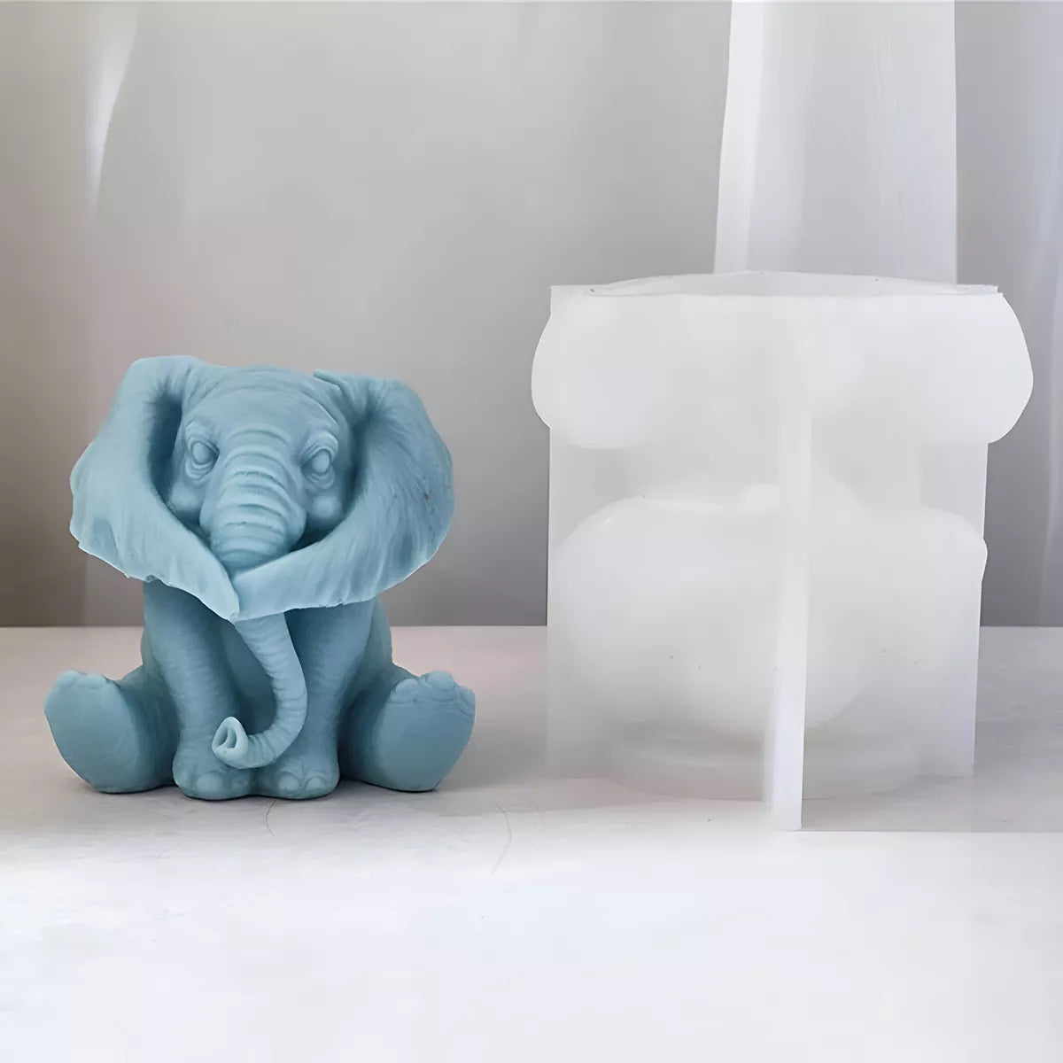 Molde Para Velas Elefante Ideal Velas Cera De Soja Natural