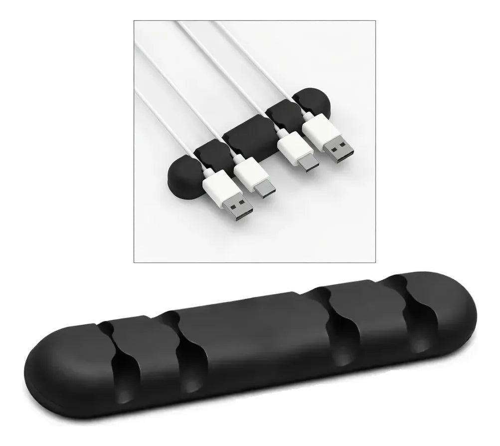 Organizador De Cables De Silicona Con Adhesivo Organización fed adel 08