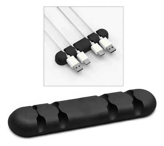 Organizador De Cables De Silicona Con Adhesivo Organización fed adel 08