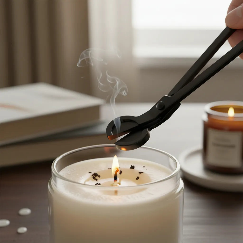 Tijera Cortadora De Pabilos Para Velas Cera De Soja Parafina