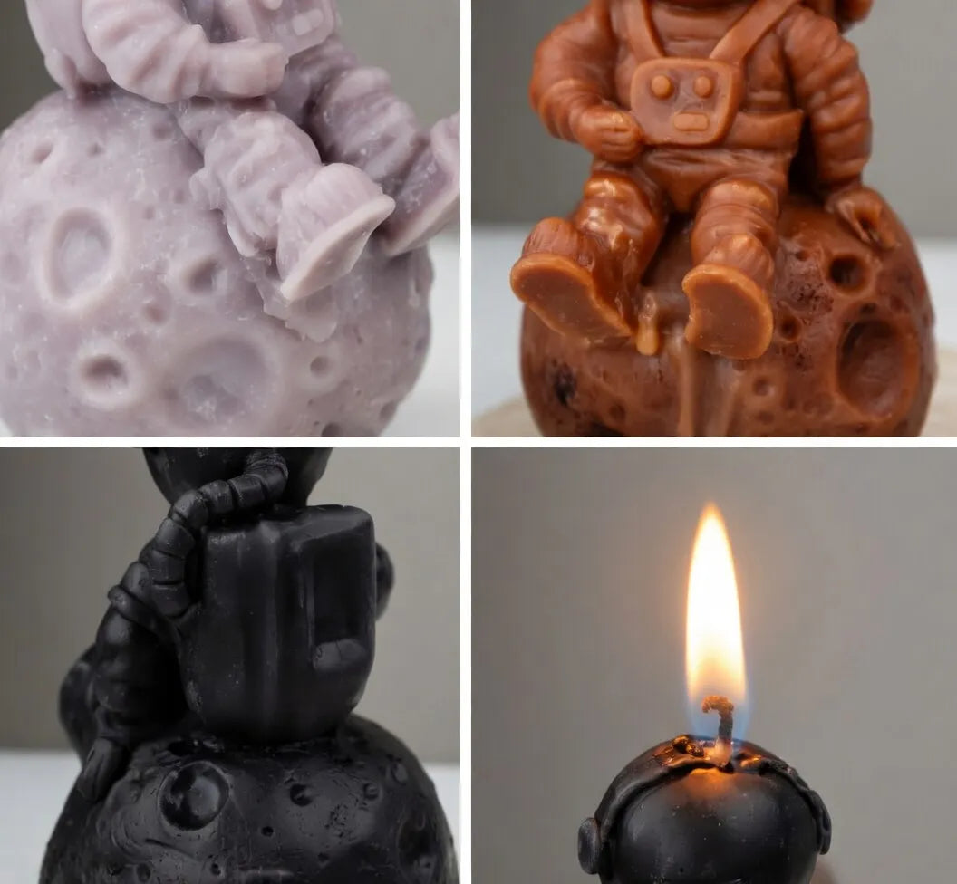 Molde Silicona Astronauta Yeso Velas Artesanales Resina Epoxi
