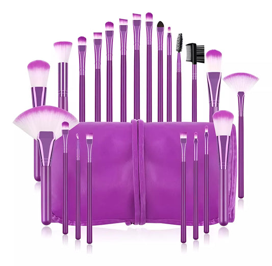 Set X22 Brochas De Maquillaje Pinceles Cepillos Rimmel