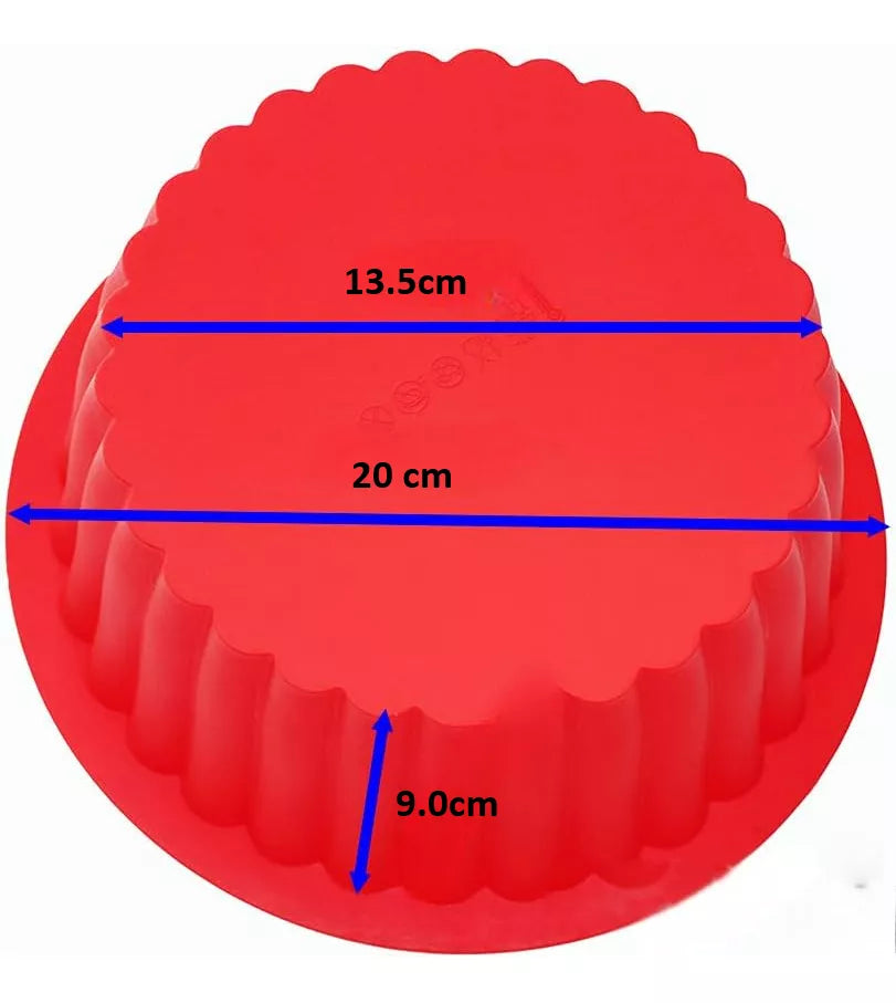 Molde De Silicona Cupcake Gigante Muffins Tortas Individual