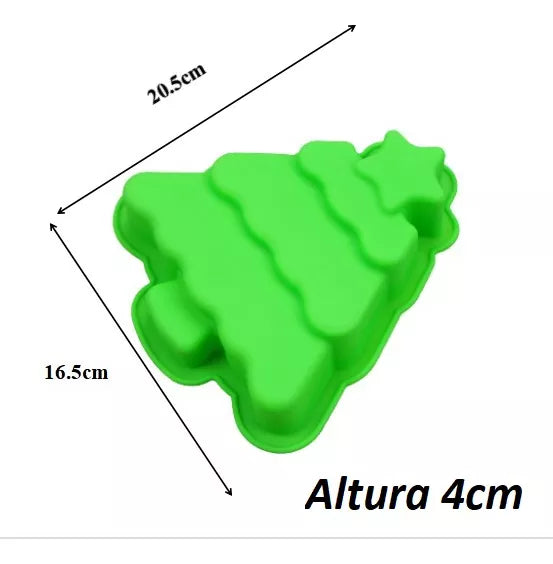Molde De Silicona Arbol Navidad