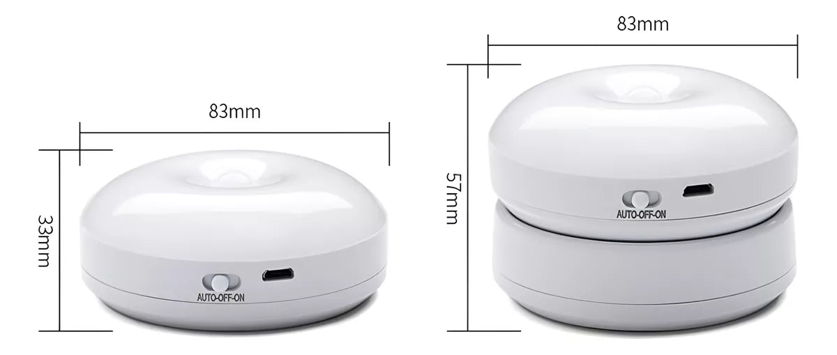Lámpara De Escritorio O Pared Con Sensor De Movimiento 360°