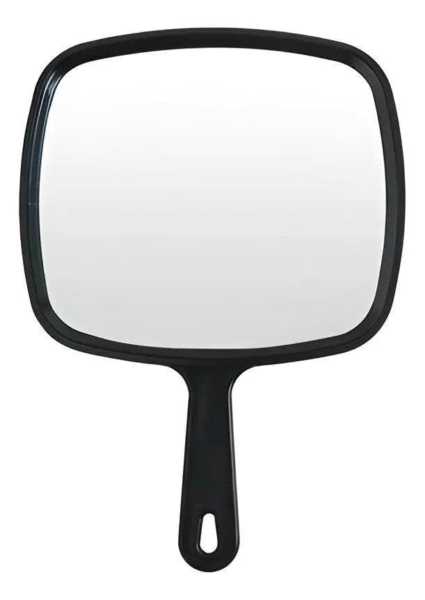 Espejo de mano negro grande ideal tocador maquillaje FEDE ADELANTE 014