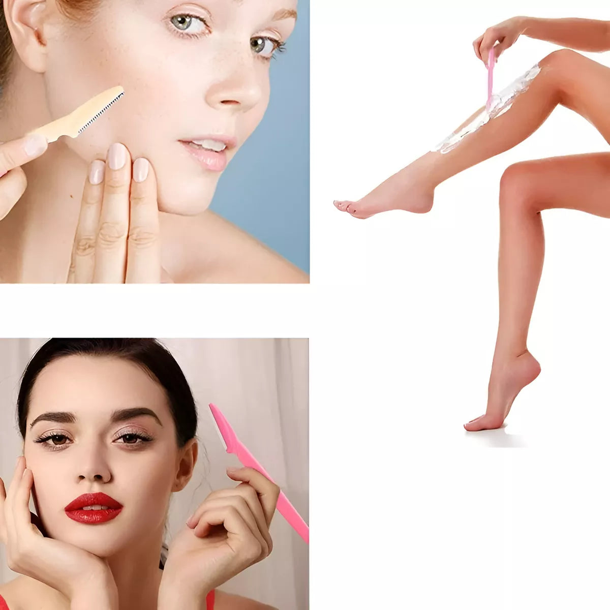 Navaja Perfilador Para Cejas Y Rostro Pack X3un Dermaplaning FEDE-018