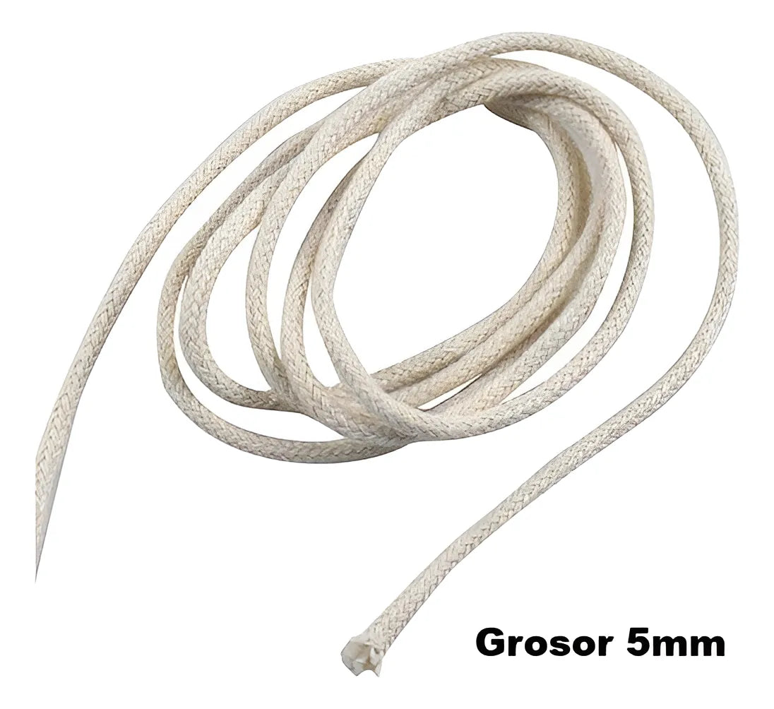 Pabilo Para Velas Grueso X15m Diametro 5mm Ideal Velones