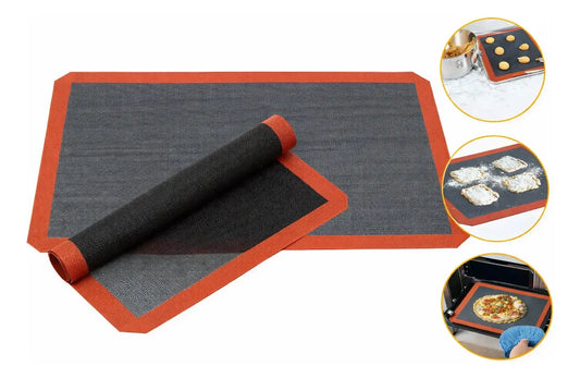 Placa Tapete De Silicona Microperforado ideal Repostería Uso Alimentico 40 cm x 30 cm
