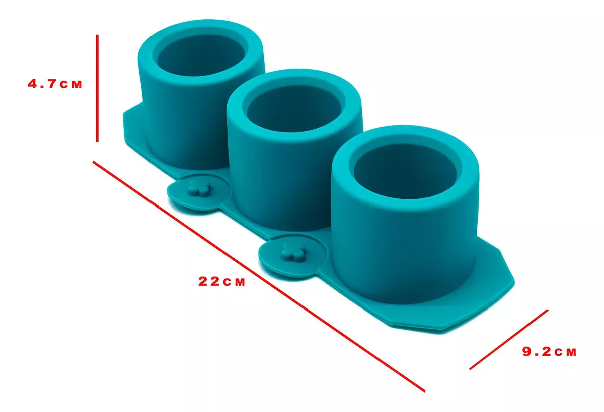Molde De Silicona para hacer macetas forma cilindrica