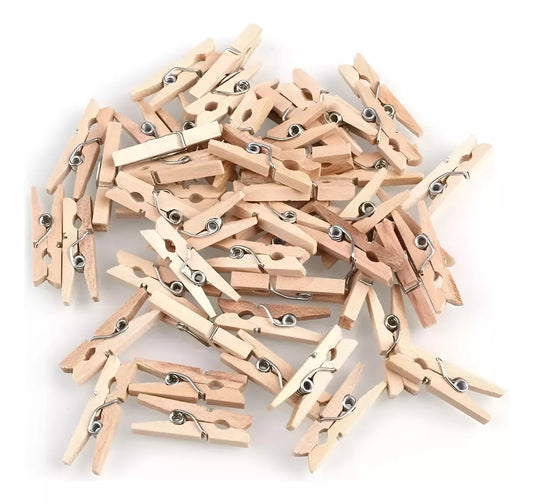 Mini Palillos De Madera 100un