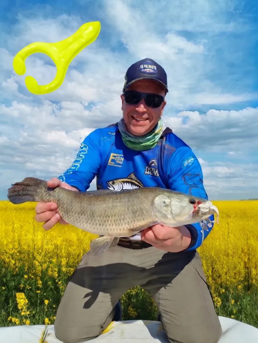 Señuelo Rana Elastico 3u Anti Enganche Pesca Trucha Silicona