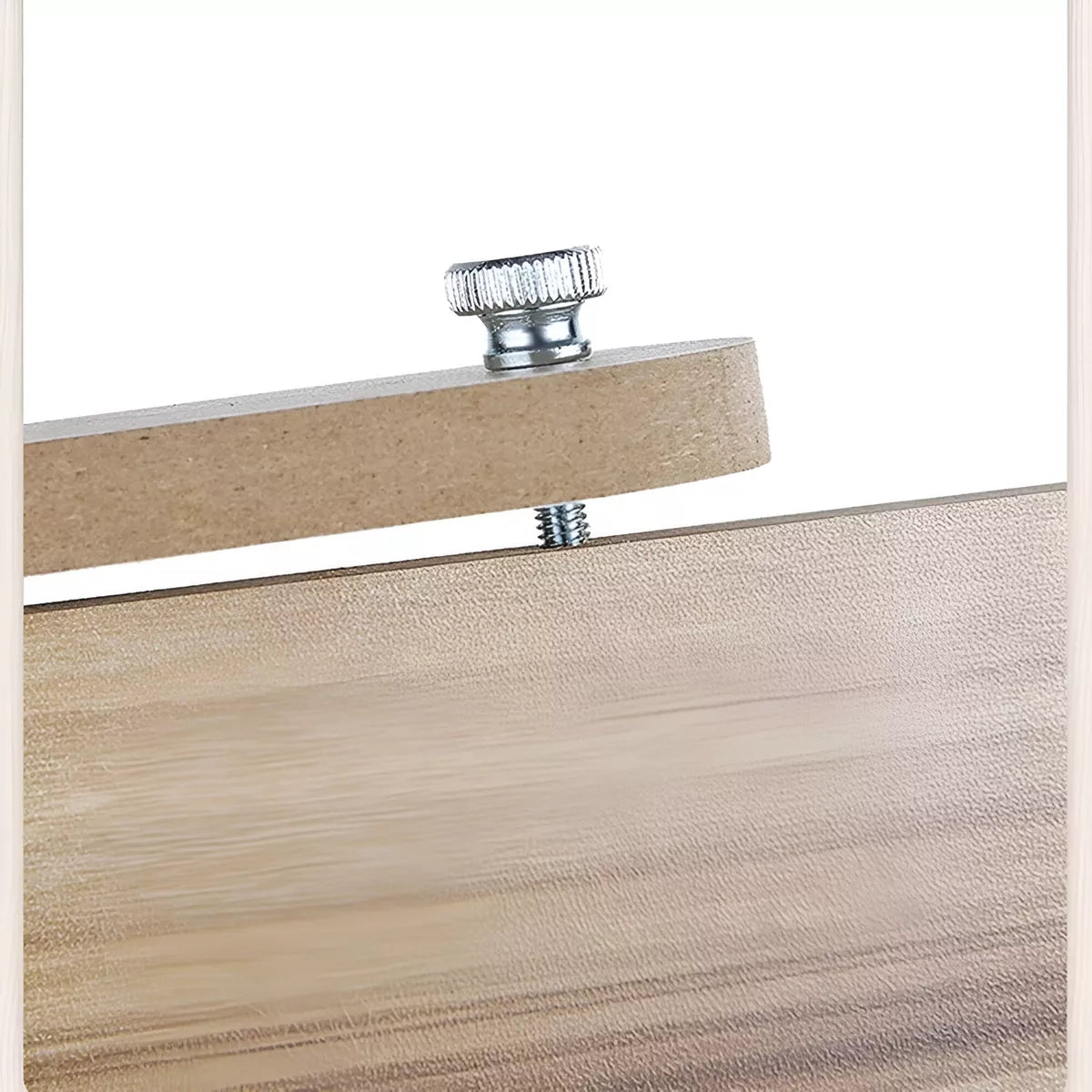 Espejo De Maquillaje Moderno Madera Mdp Grande 19x24,5cm
