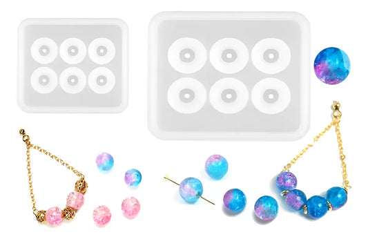 Set 2 Oval Silicona De Diamante Ideal Caravanas Llaveros