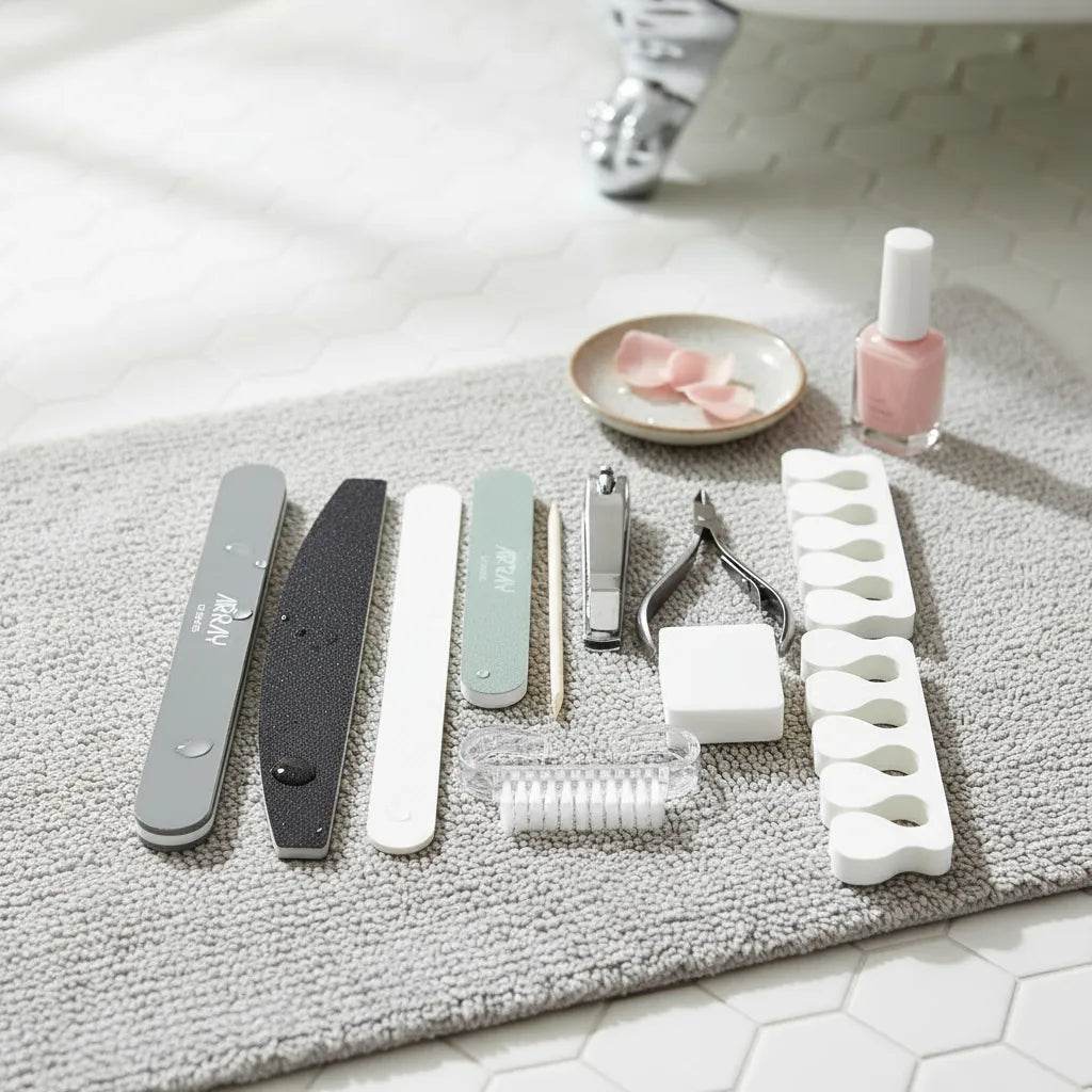 Completo Set De Pedicura Y Manicura 11 Piezas Con Estuche FEDE ADELANTE 03