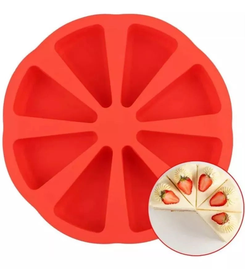 Molde De Silicona Para Hornear Tortas 8 Porciones