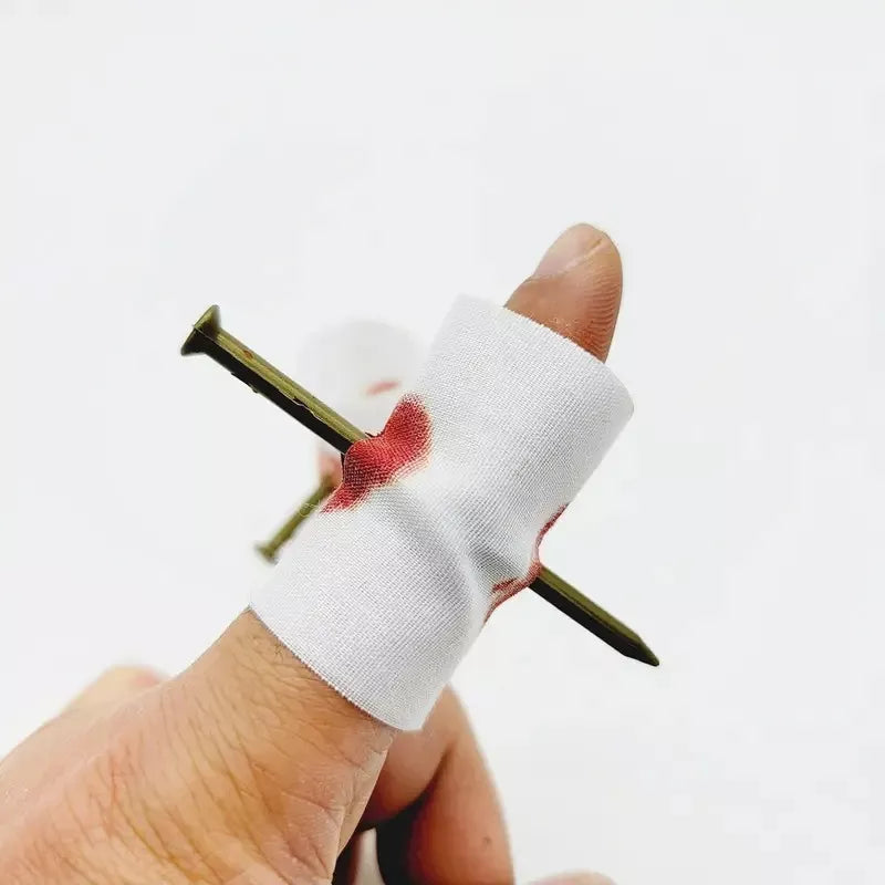 Dedo Con Clavo Falso Ideal Broma Halloween Casa Chascos 1 un