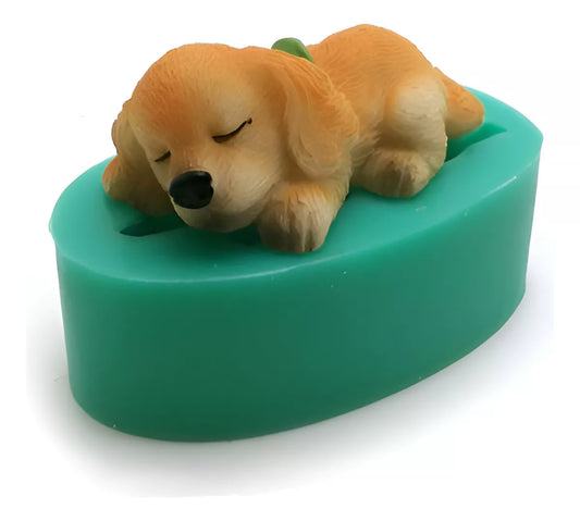 Moldes De Silicona Perro Dormilon