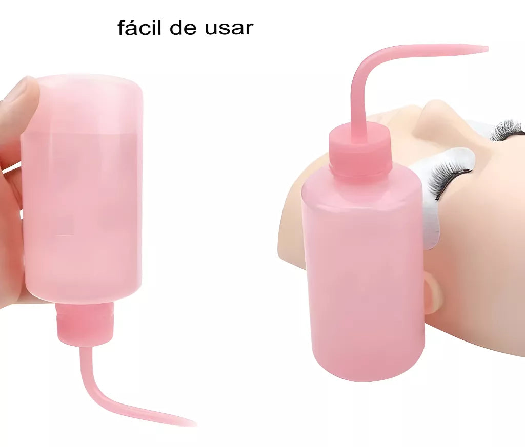 Botella De Lavado Para Extensión De Pestañas 250ml 2un
