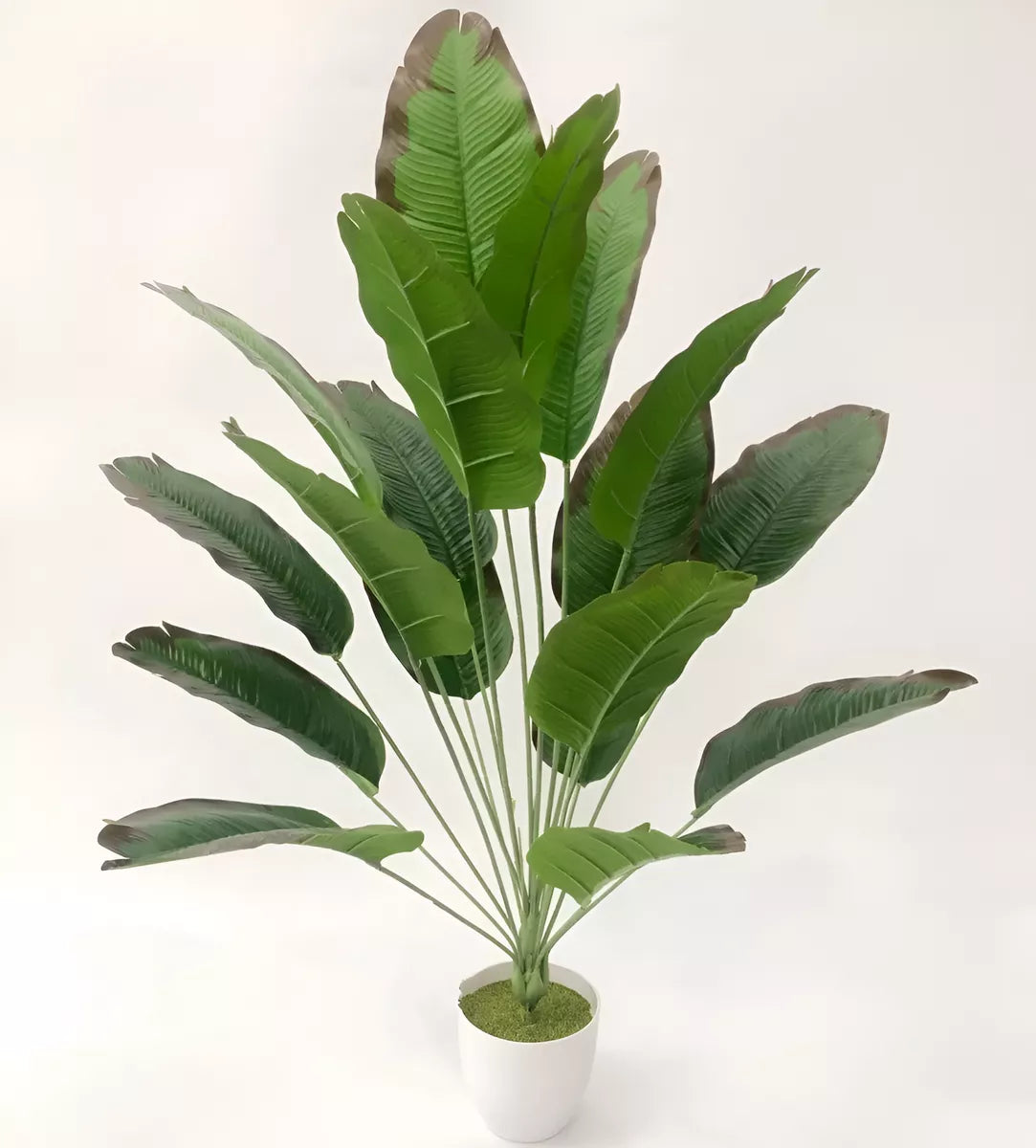 Planta Artificial 80 Cm Hoja Tropical Palmera Banano