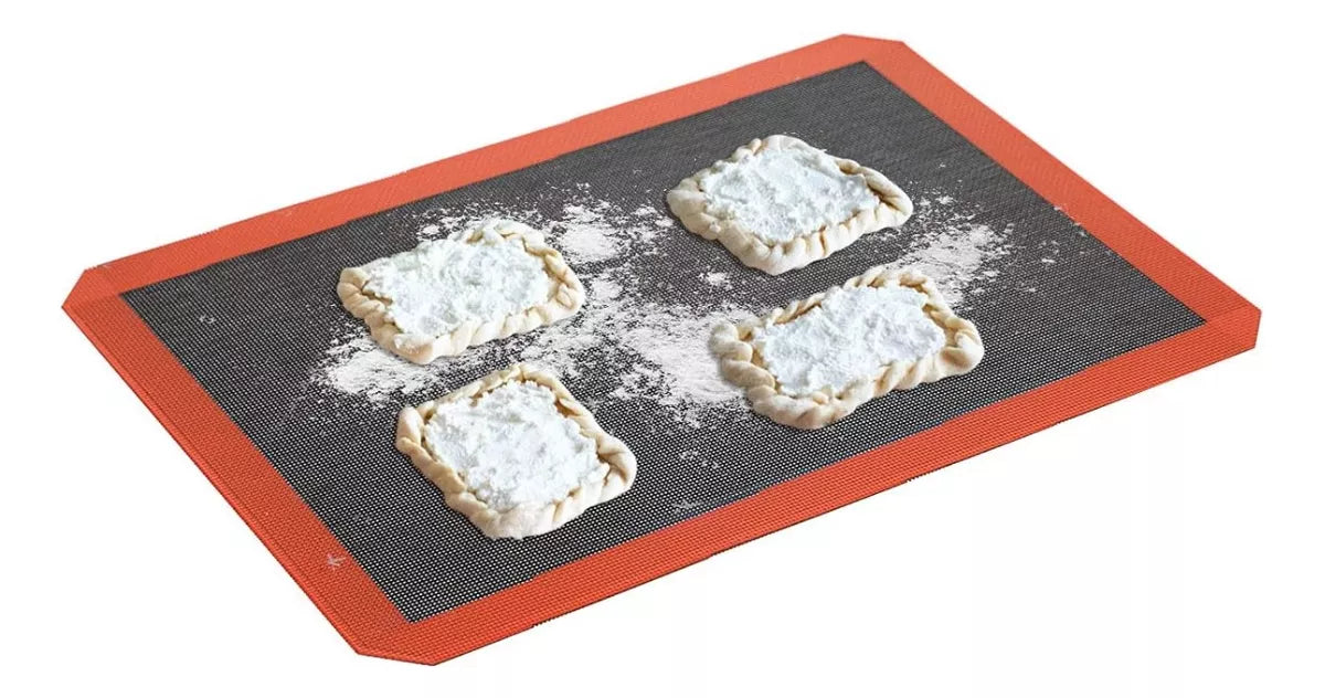 Placa Tapete De Silicona Microperforado ideal Repostería Uso Alimentico 40 cm x 30 cm