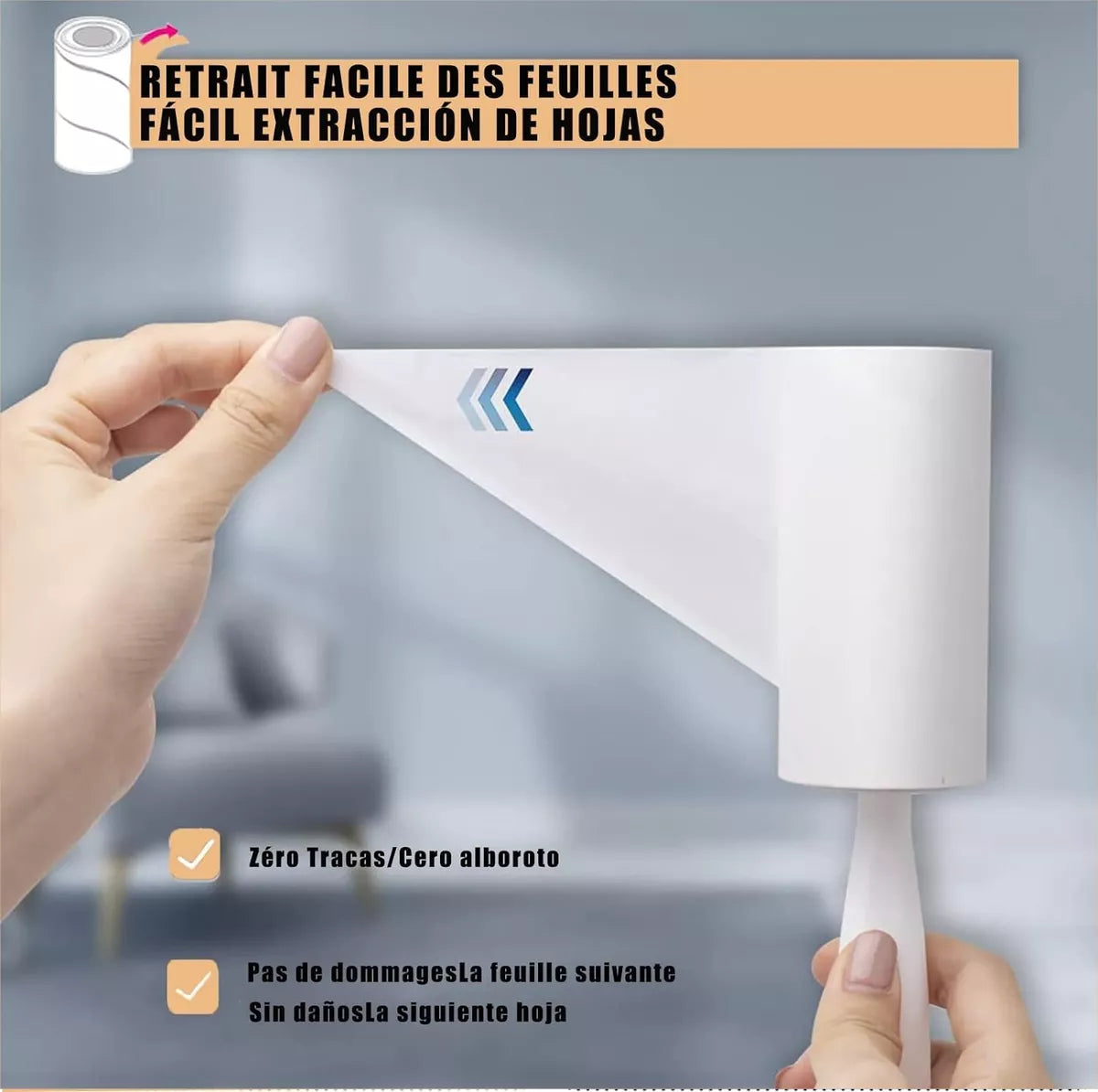 Rodillo Adhesivo Quita Pelos Pelusa Pack X10 + 2 Rodillos Palos
