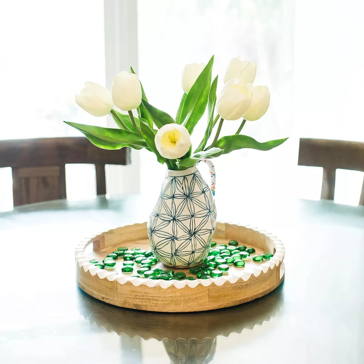 Gemas De Vidrio Para Decorar Decoracion Centros De Mesa 500g VERDES