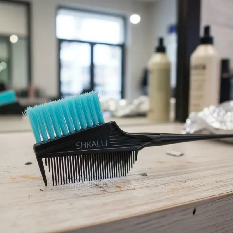 Peine Y Brocha 2 En 1 Para Tinta De Pelo Ideal Peluqueria FEDE ADELANTE 04