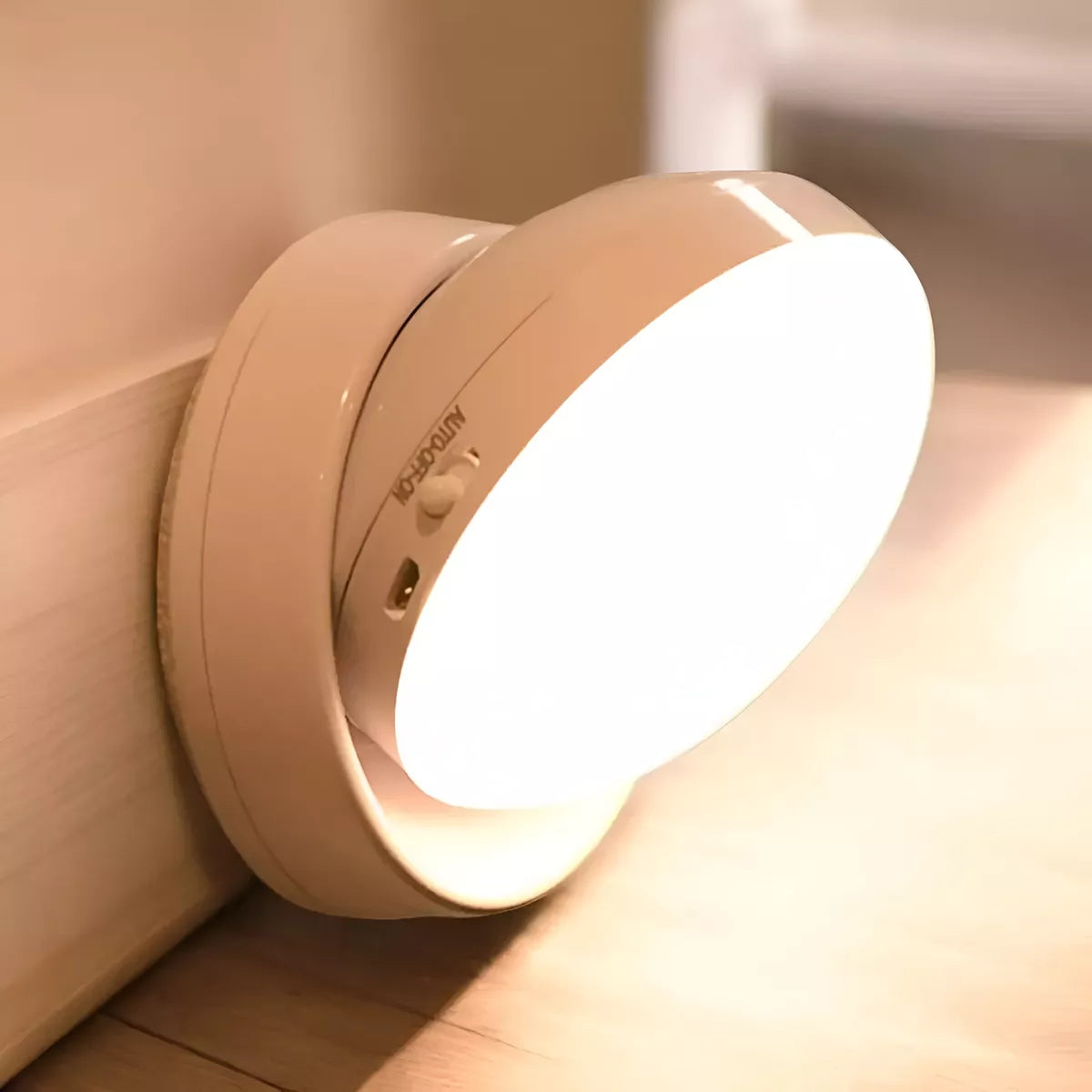 Lámpara De Escritorio O Pared Con Sensor De Movimiento 360°