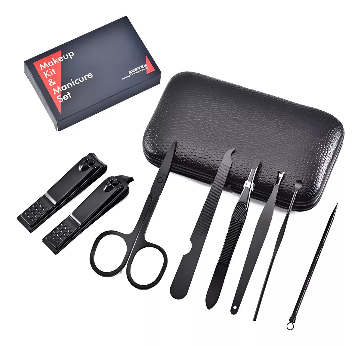 Kit De Manicura De Acero Inoxidable 8un Para Hombres Dama
