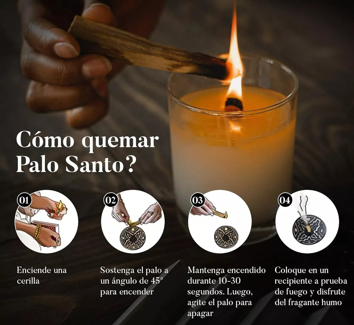 Palo Santo Peruano Original 250gr (1/4 kilo)