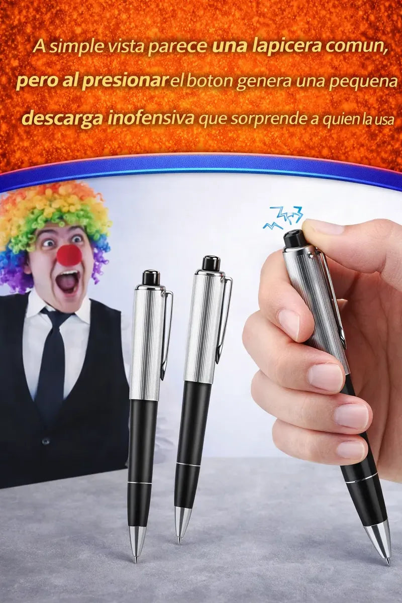 Bolígrafo Lapicera Eléctrico De Choque Casa De Los Chascos