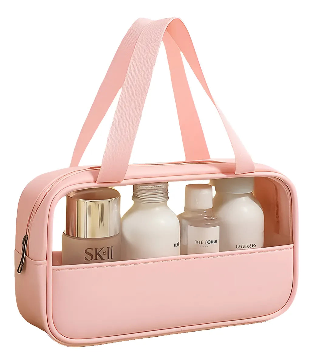 Neceser Estuche De Viaje Elegante Ideal Cosméticos Rosa FEDE ADELANTE 01