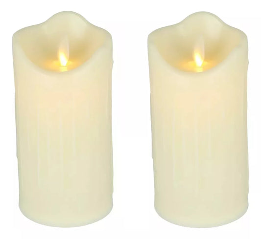 Vela Led 15cm Imitación Llama Decoración A Pila X 2 unidades