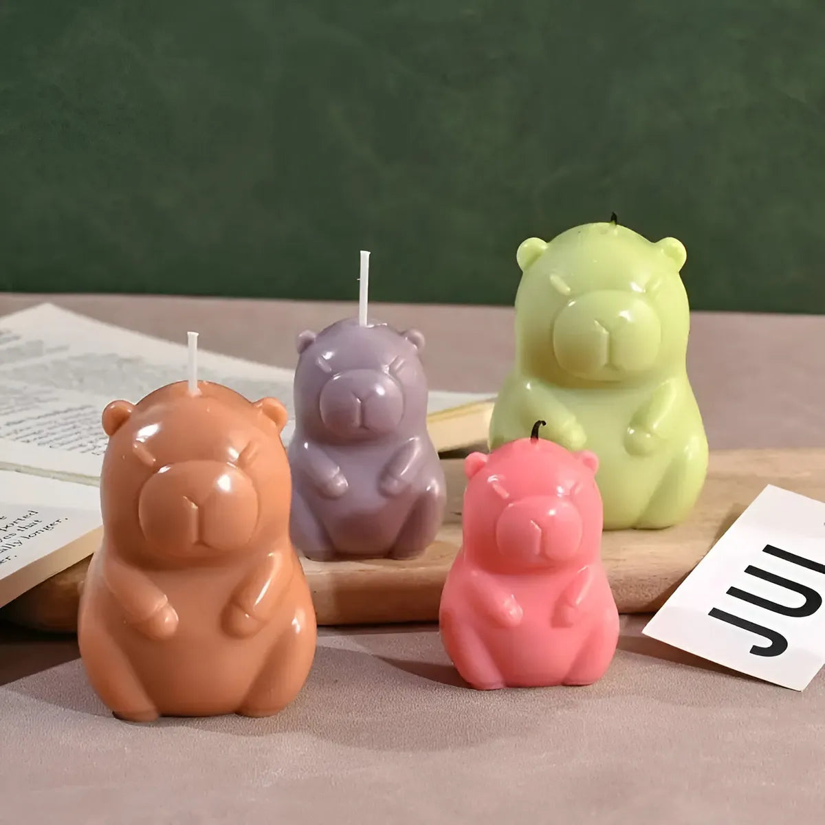 Molde Silicona Capibara Carpincho Souvenir Velas Yeso Resina