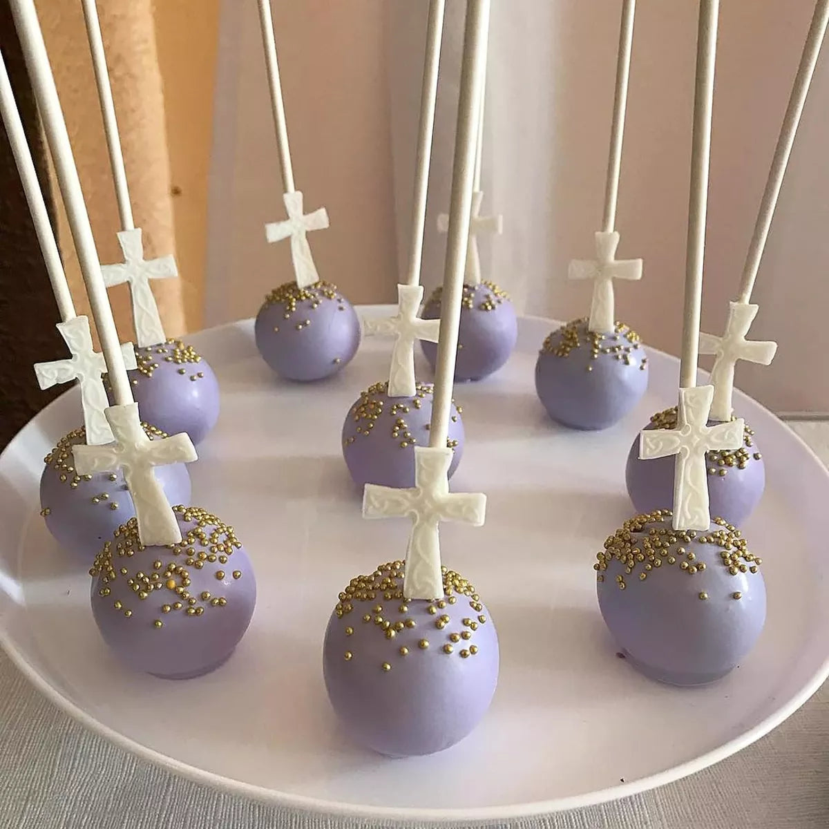 Molde De Silicona Cruces Decoracion De Tortas SKU R-050