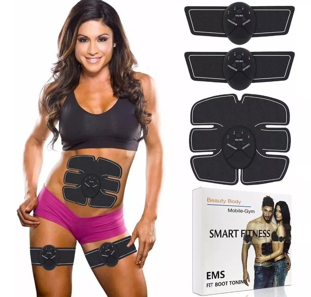Parches Electroestimulador Completo Para Abdomen Brazos y piernas