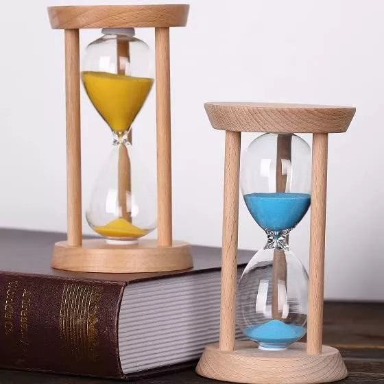 Reloj De Arena 30 Minutos Marco De Madera Escritorio Oficina