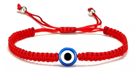 Pulsera De Hilo Rojo Con Ojo Turco 12 Unidades