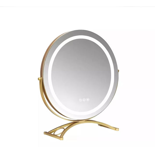 Espejo De Maquillaje Luces Led 360° Regulable 3 Colores