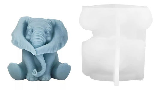 Molde Para Velas Elefante Ideal Velas Cera De Soja Natural