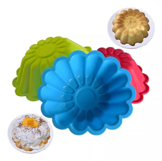 Moldes De Silicona Pastel Torta Grande Antiadherente