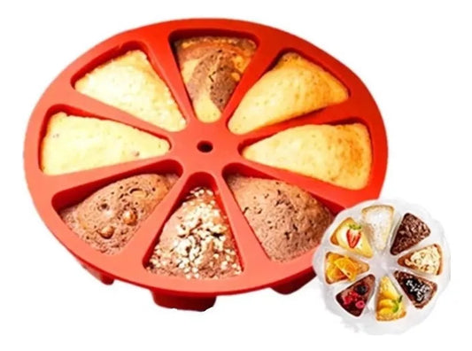 Molde De Silicona Para Hornear Tortas 8 Porciones