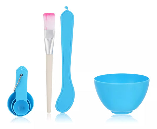 Kit Para Mascarilla Facial Bowl 6 Piezas Skincare CELESTE
