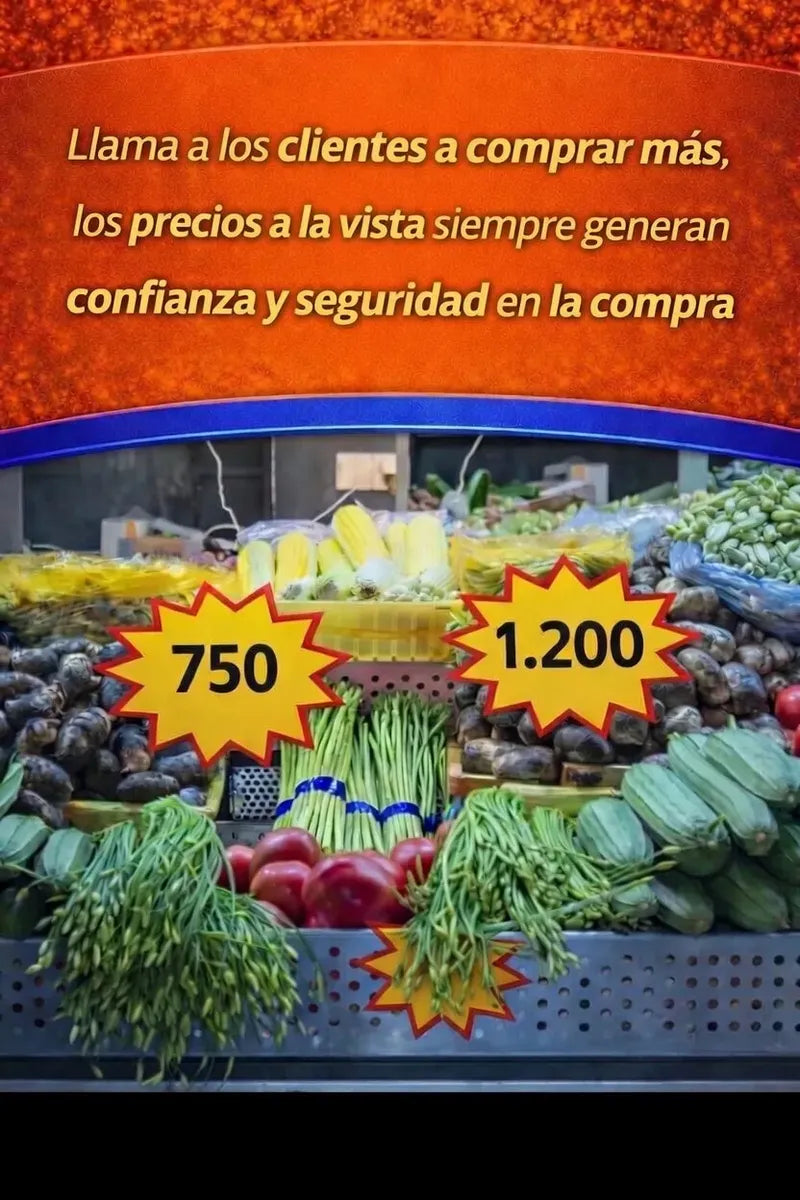 Cartel Para Estanteria Gondola Supermercados X10un Grandes