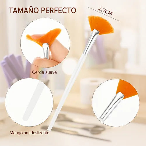 Cepillos Faciales Pinceles De Mascarilla Para Maquillaje 2un FEDE-003