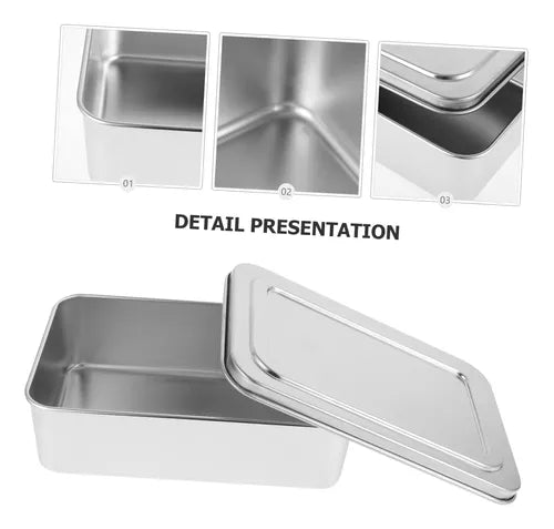 Bandeja De Instrumentos Acero Inox Odontologia Pedicura Uñas