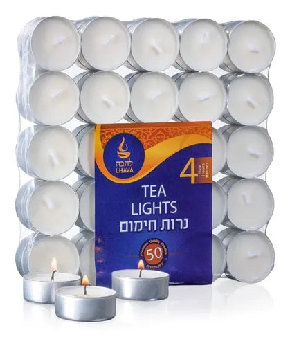 Velas Blancas de 4 horas x50 unidades