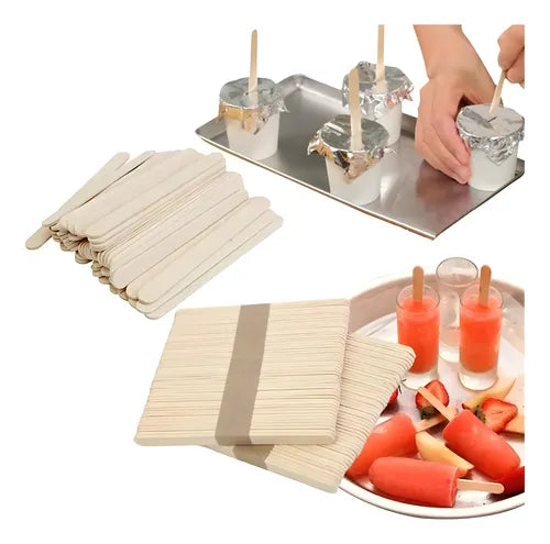 Palos Palitos De Helados Para Manualidades Souvenir 500un