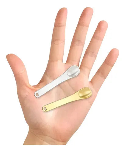 Cuchara Cosmetica De Metal Acero Inoxidable Ideal Cremas FEDE-007
